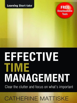 cover image of Effective Time Management